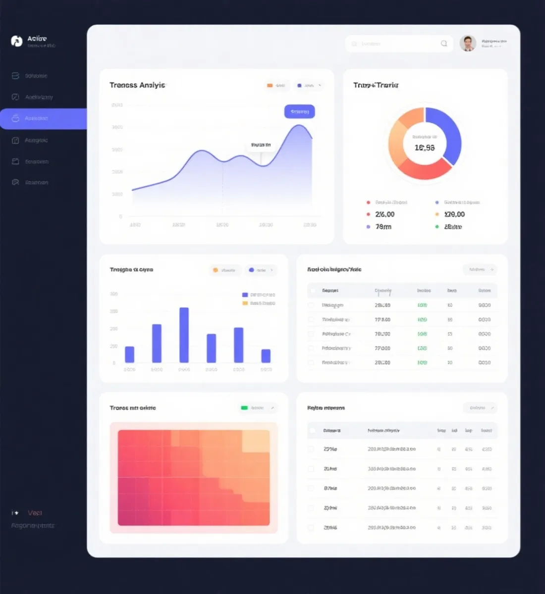 冷热走势与历史数据分析界面